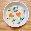 コムギ大好き's cooksnap of when they made 小松菜と椎茸の豆乳スープ❀白だし.
