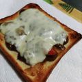 大魔女's cooksnap of when they made サクッ★とろ～っ❤チーズカレートースト.