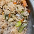 ☆空さん☆'s cooksnap of when they made 焼きネギとちくわの炊き込みご飯.