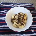 スタイリッシュママ's cooksnap of when they made バナナすりごまチョコソース♬︎.