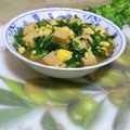KBBキッチン☆'s cooksnap of when they made 糖質オフ高野豆腐とニラの卵とじ.