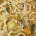 のんちゃんのり弁's cooksnap of when they made 山梨の鍋★母の味ほうとううどん★カボチャ.