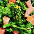 クックLS4RZG☆'s cooksnap of when they made 俺流！菜の花とベーコンのガーリック炒め.