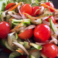 クックG1CG0C☆'s cooksnap of when they made きゅうりとミニトマトの塩昆布和え.