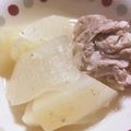 あたむ❤189's cooksnap of when they made あっさりもいい！豚バラと大根の塩煮☆.
