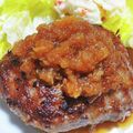 ゆり1001's cooksnap of when they made 簡単和風ハンバーグ★おろしソース.