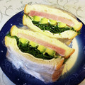 龍青空ママ's cooksnap of when they made おひとりさまの厚切りハムでハムチーサンド.