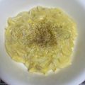 夜空キッチン's cooksnap of when they made リメイク☆シチューでカルボナーラ風パスタ.