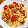 なーなちゃん's cooksnap of when they made プチトマト＆ツナ☆ぺペロンパスタ.