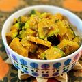 マルんちの丸顔's cooksnap of when they made レンジで簡単♡南瓜の胡麻酢和え.