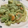 ぴけー's cooksnap of when they made エビとアボカドのクリームパスタ♡*..