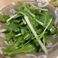 ぴけー's cooksnap of when they made 水菜とチーズのみ！絶品サラダ☆.