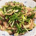 ミアンミアン's cooksnap of when they made ふんわり鶏むね肉と水菜のしょうが炒め.