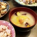 マックスの母's cooksnap of when they made サツマイモとベーコンのミルクみそ汁.