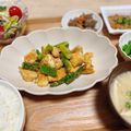 choco23＊'s cooksnap of when they made お弁当屋さんのアスパラチキンマヨ炒め＾＾.