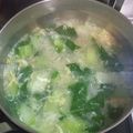 jagao's cooksnap of when they made ☆チンゲン菜と春雨の中華スープ☆.