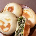 えんジェル's cooksnap of when they made 身近な食品で　カブの葉と豚ひき肉のおやき.