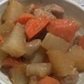 洗い場から愛をこめて's cooksnap of when they made 大根人参豚ひれブロック炒め煮.