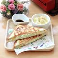 runa10's cooksnap of when they made 簡単キャベツとハムのホットサンド^_^.