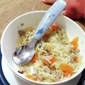 はらぺこ子's cooksnap of when they made 離乳食後期 豚挽肉のあんかけ焼きそば.