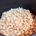 myufair's cooksnap of when they made 鶏そぼろ☆簡単しっとりめんつゆお弁当に.