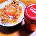 motomi♪'s cooksnap of when they made 簡単一人飯♡豆板醤ご飯の納豆卵かけご飯♡.