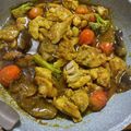 ともさと8888's cooksnap of when they made ノンオイルで満足♪鶏となすのカレー炒め.