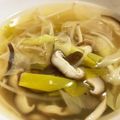 お塩と砂糖's cooksnap of when they made もやし　椎茸　ナンプラーの　スープ！　.