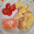ズボラなニート's cooksnap of when they made 簡単卵チーズトースト♪朝食♪一歳〜.