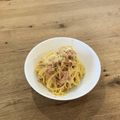 mican♪'s cooksnap of when they made 牛乳と全卵とスライスチーズ☆カルボナーラ.