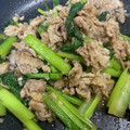 ねりまるくん's cooksnap of when they made 簡単！激ウマ！豚肉と小松菜の醤油炒め.
