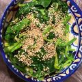 シンゴ２２５'s cooksnap of when they made 常備菜16☆ほうれん草のナムル♪お弁当も.