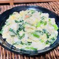 料理男子部🍻's cooksnap of when they made ニラ卵エビ豆腐.