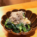 イシポン's cooksnap of when they made 旨い♪ほうれん草のとろろ昆布.