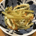 ルイスらぶ's cooksnap of when they made じゃがいもとちくわの青のりきんぴら.