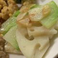 MULA's cooksnap of when they made 蓮根とブロッコリーの茎のにんにく炒め.