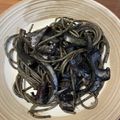 クロクロクローバー's cooksnap of when they made 真っ黒 本格！だけど簡単！イカスミパスタ.