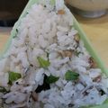 あゆたっくん's cooksnap of when they made 【猫でもできる】ジャコとワカメのおにぎり.
