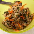 静１７８'s cooksnap of when they made 豚こま肉とかぶのビビンバ風丼.
