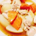 ふわりんぽよりん♪'s cooksnap of when they made 聖護院大根・人参×鶏もも治部煮風スープ♪.