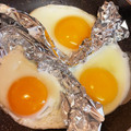 さんちゃん（╹◡╹）'s cooksnap of when they made アルミホイルで⭐️目玉焼きの仕切り.