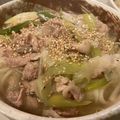 kzkhnm's cooksnap of when they made 豚バラしょうが塩うどん.