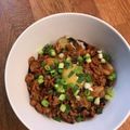 Ruriluru's cooksnap of when they made 絶品☆豚キムチ丼♪.