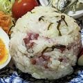 ゆけり３兄弟's cooksnap of when they made 夏☆梅マヨこんぶおにぎり.