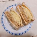 柴犬のお顔☆'s cooksnap of when they made クリームコロッケでサンドイッチ.