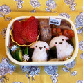 hime's cooksnap of when they made 幼稚園年少　シマエナガ　お弁当.