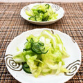 horseland's cooksnap of when they made 簡単♡キャベツときゅうりの浅漬け.