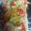 ☆ゆみりん★'s cooksnap of when they made ナンの残りでピザ☆.