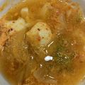ポメちょん's cooksnap of when they made 電子レンジで！キムチスープ.