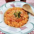 在宅勤務のおじさん's cooksnap of when they made 超簡単！～パパッと朝食幸せリゾット～.